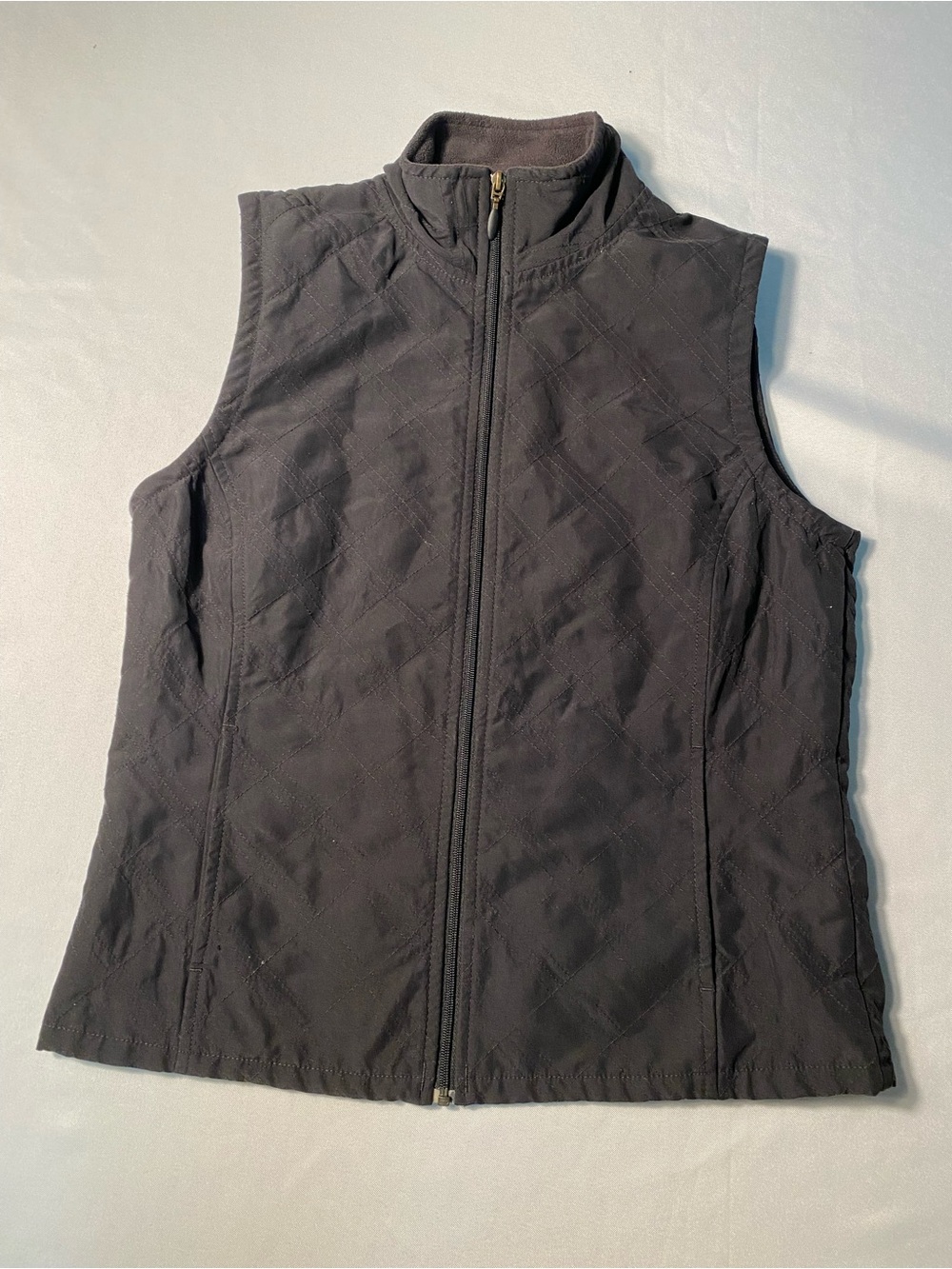 Women's Columbia Quilted Sleeveless Zip-Front Vest - Black